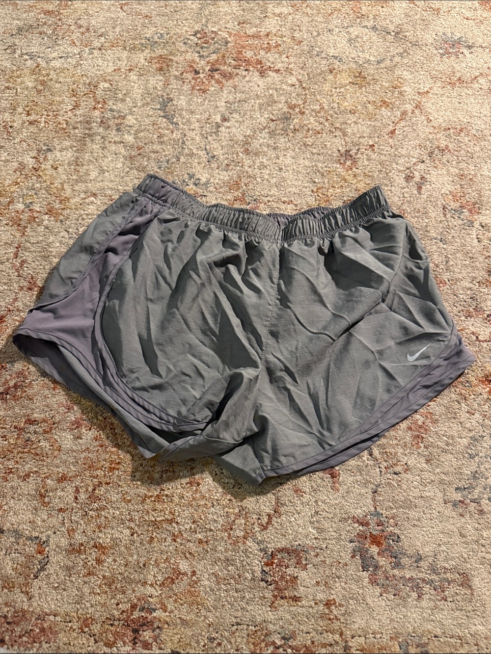 Nike Gray Performance Running Shorts